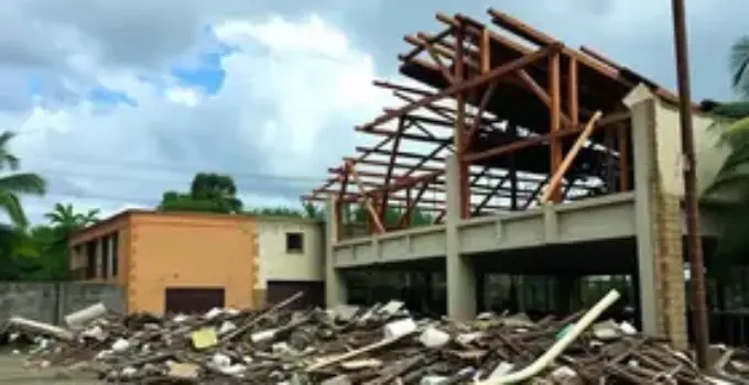 academia destruída em ribeirão preto