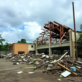 academia destruída em ribeirão preto