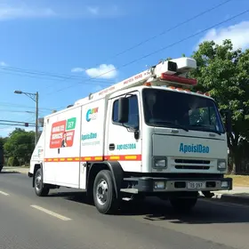 carreta de atendimento