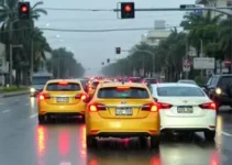 chuva no trânsito Ribeirão Preto
