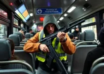 homem armado faz reféns em ônibus