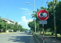 interdição de veículos grandes