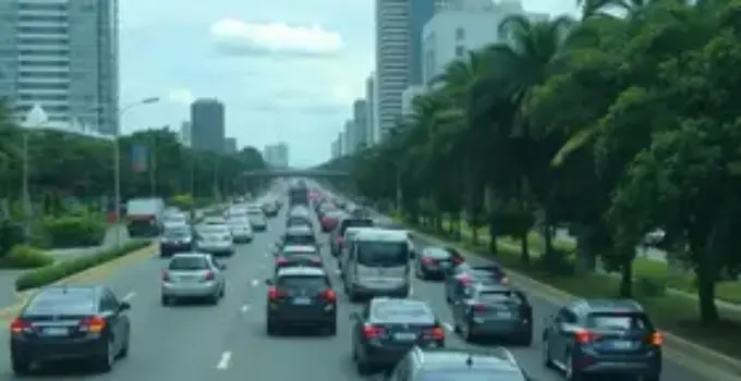 congestionamento na Avenida Brasil