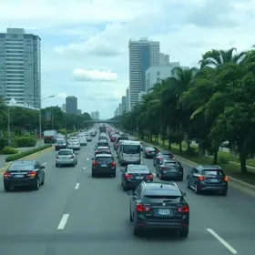 congestionamento na Avenida Brasil