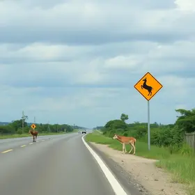 passagem aérea para travessia de animais silvestres